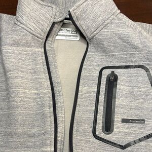 Avalanche Heather Gray Zip-Up Jacket